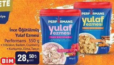 PERFORMANS İNCE ÖĞÜTÜLMÜŞ YULAF EZMESİ PERFORMANS İNCE ÖĞÜTÜLMÜŞ YULAF EZMESİ